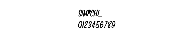 Fuente SIMPCHI_.TTF
