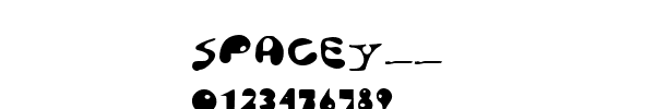 Fuente SPACEY__.TTF