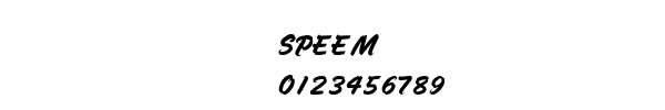 Fuente SPEEM.TTF