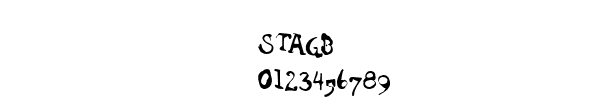 Fuente STAGB.TTF
