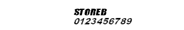 Fuente STOREB.TTF