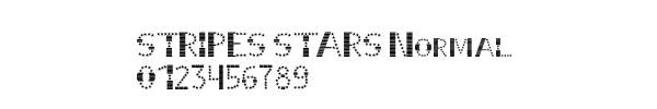 Fuente STRIPES STARS Normal.ttf