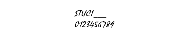 Fuente STUCI___.TTF