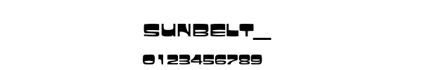 Fuente SUNBELT_.TTF