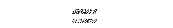Fuente SWEDTN__.TTF