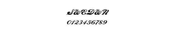 Fuente SWEDWN__.TTF