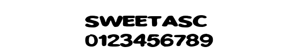 Fuente SWEETASC.TTF