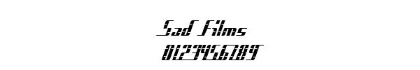 Fuente Sad Films.ttf