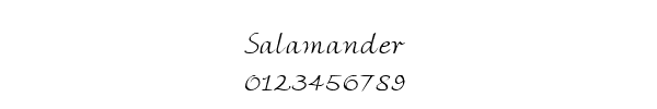 Fuente Salamander.ttf