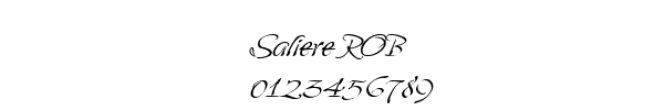 Fuente Saliere ROB.TTF