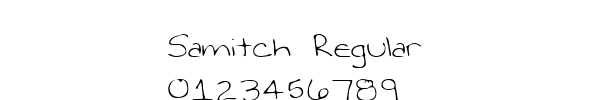 Fuente Samitch Regular.ttf