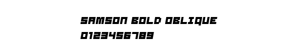 Fuente Samson Bold Oblique.ttf