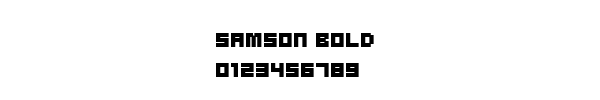 Fuente Samson Bold.ttf