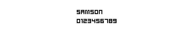 Fuente Samson.ttf