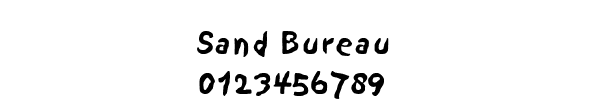 Fuente Sand Bureau.ttf