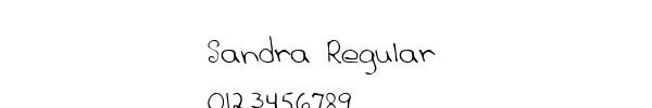 Fuente Sandra Regular.ttf