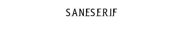 Fuente Saneserif.ttf