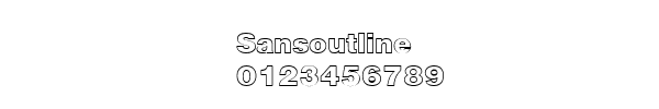 Fuente Sansoutline.ttf