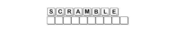 Fuente Scramble.ttf