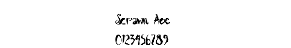 Fuente Scrawn Aoe.ttf