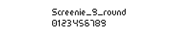Fuente Screenie_9_round.ttf