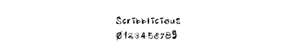 Fuente Scribblicious.ttf