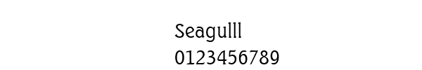 Fuente Seagulll.ttf