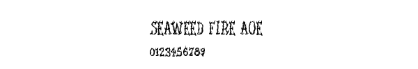 Fuente Seaweed Fire Aoe.ttf