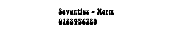 Fuente Seventies - Norm.ttf