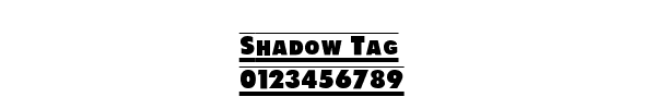 Fuente Shadow Tag.ttf