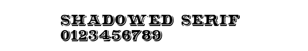 Fuente Shadowed Serif.ttf