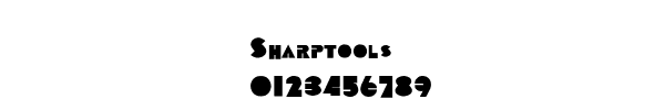 Fuente Sharptools  .ttf