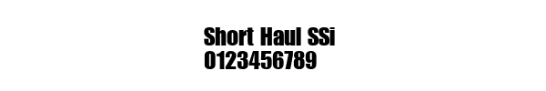 Fuente Short Haul SSi.ttf