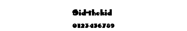 Fuente Sid-thekid.ttf