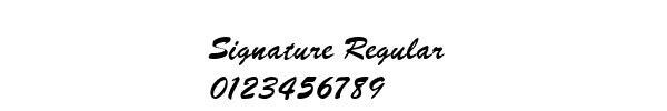 Fuente Signature Regular.ttf