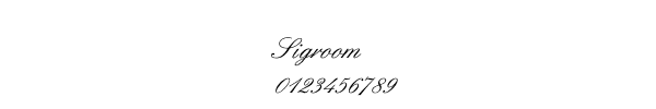 Fuente Sigroom.ttf