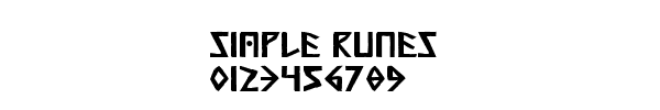 Fuente Simple Runes.ttf