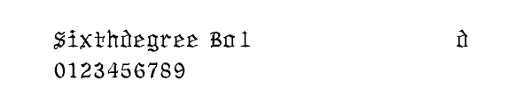 Fuente Sixthdegree Bold.ttf