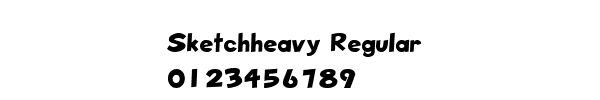 Fuente Sketchheavy Regular.ttf