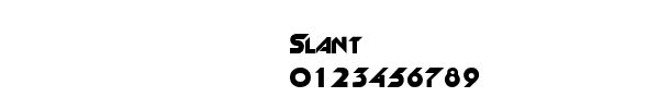 Fuente Slant.ttf