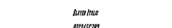 Fuente Slayer Italic.ttf
