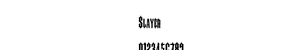 Fuente Slayer.ttf