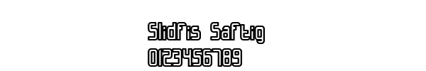 Fuente Slidfis Saftig.ttf