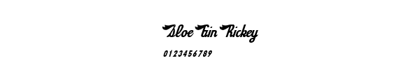 Fuente Sloe Gin Rickey.ttf