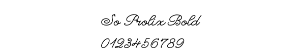Fuente So Prolix Bold.ttf
