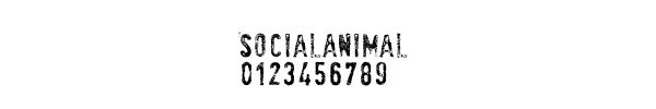 Fuente SociaLAnimaL.ttf