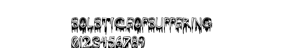 Fuente Solsticeofsuffering.ttf