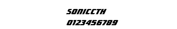 Fuente Soniccth.ttf