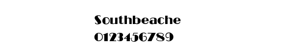 Fuente Southbeache  .ttf
