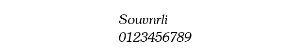 Fuente Souvnrli.ttf